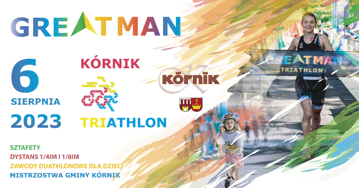 Baner promujący Kórnik Triathlon