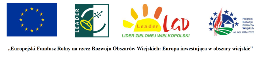 Logotypy projektów realizowanych w ramach działań Lider Zielonej Wielkopolski
