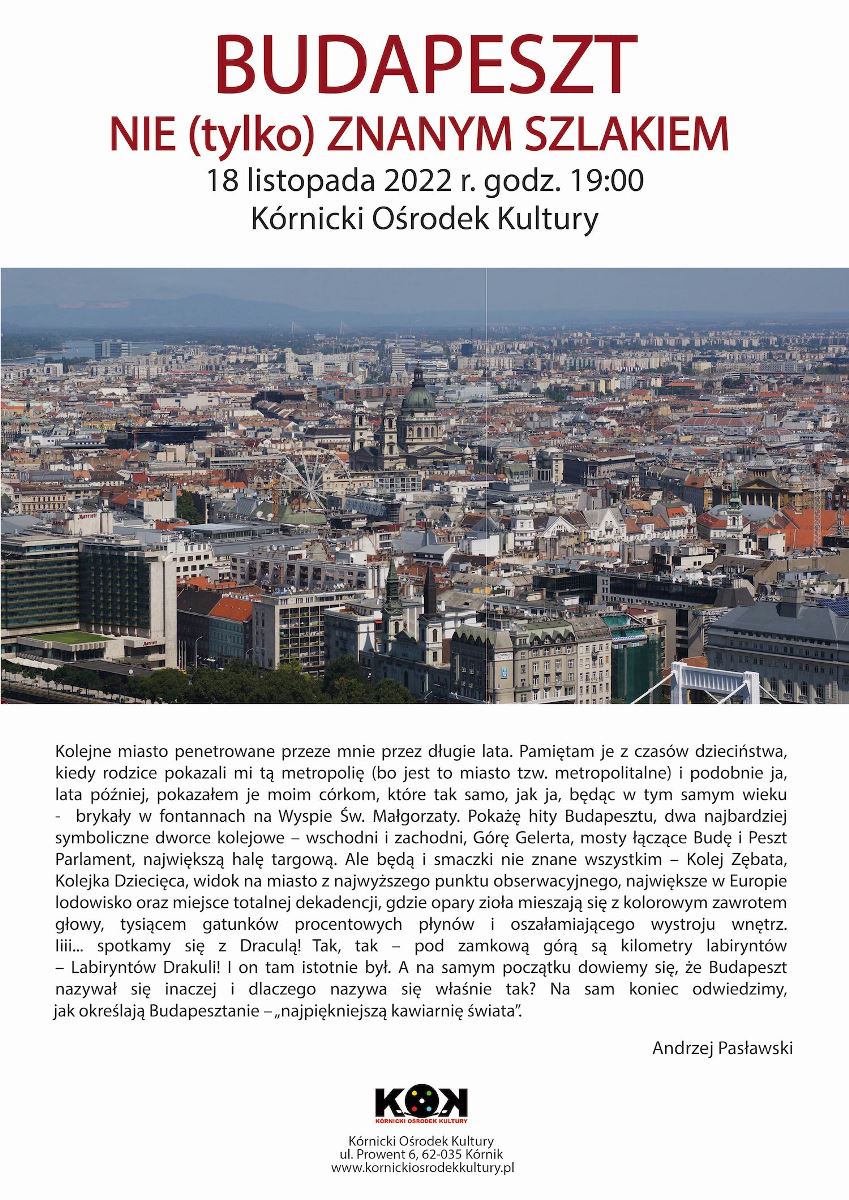 Plakat - wystawa Budapeszt