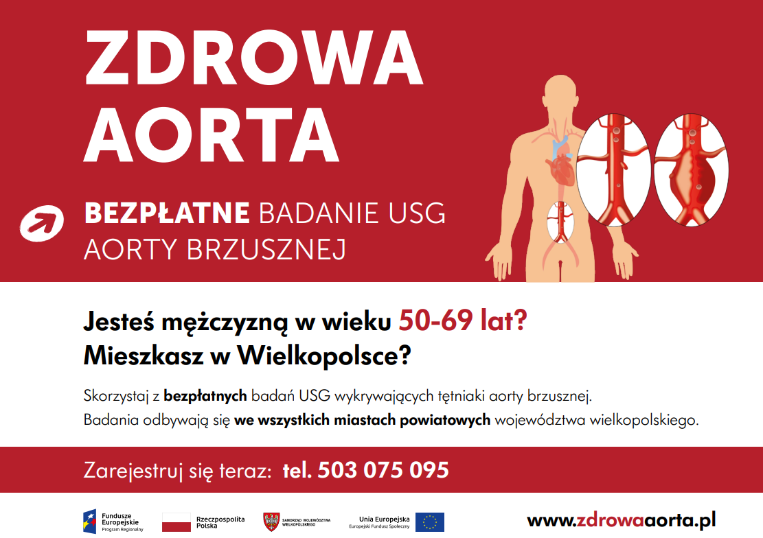 Baner promocyjny Programu Zdrowa Aorta