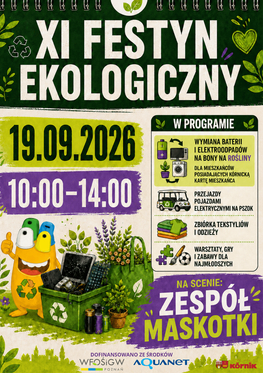 Baner promujący Festyn Ekologiczny