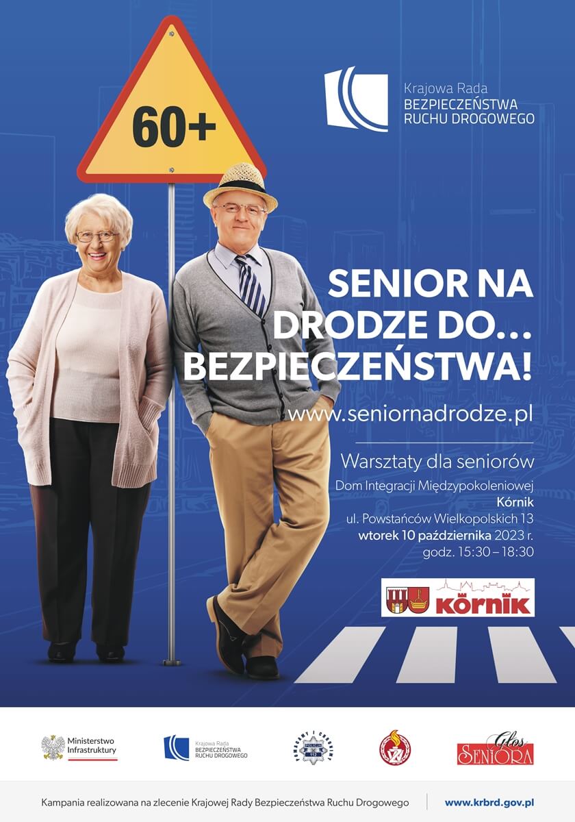 Plakat informacyjny - Warsztaty dla seniorów