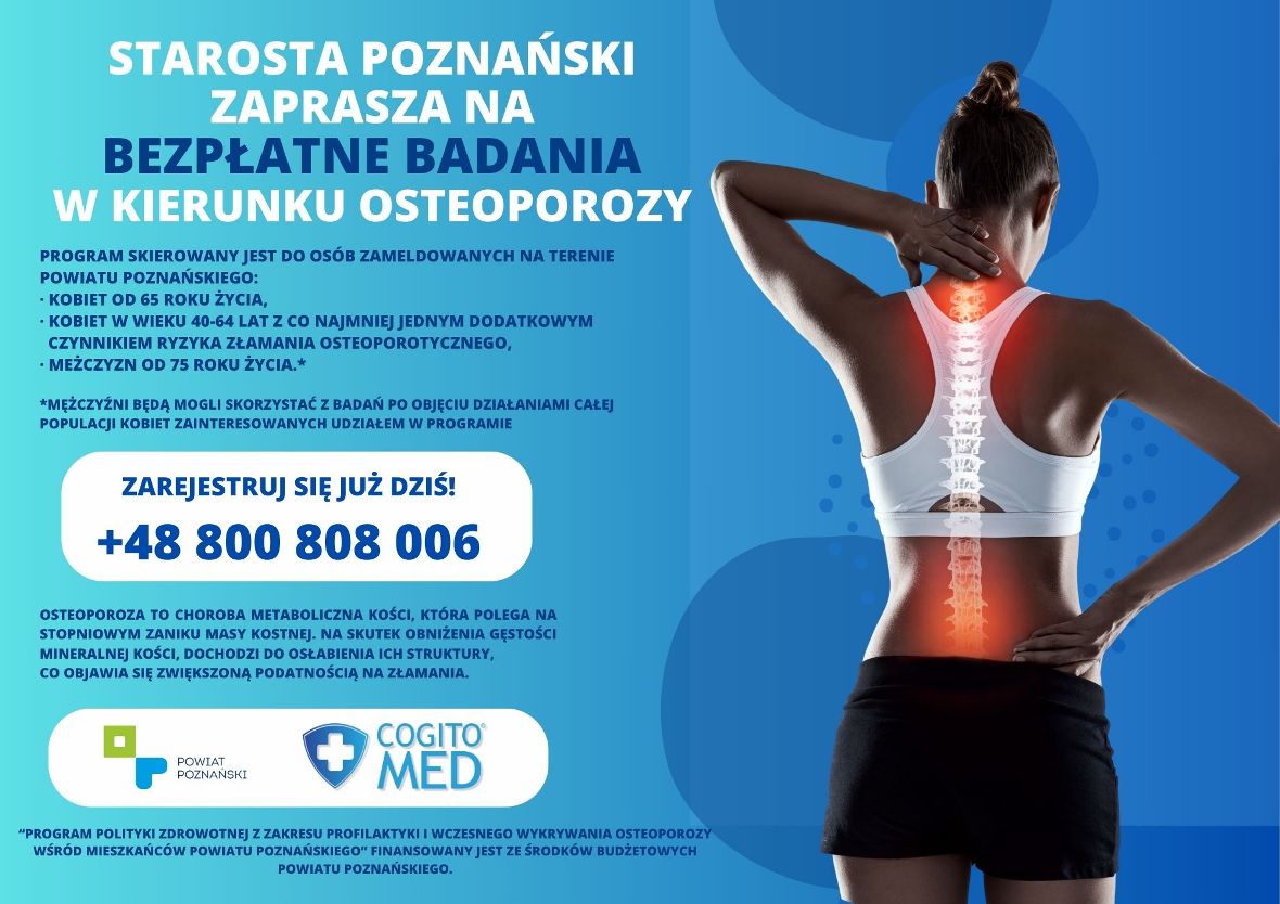 Plakat badania osteoporoza