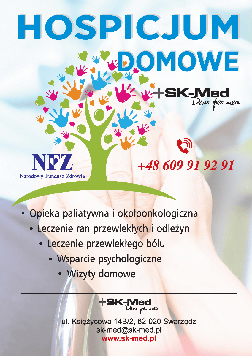 Plakat promocyjny - Hospicjum Domowe SK-Med