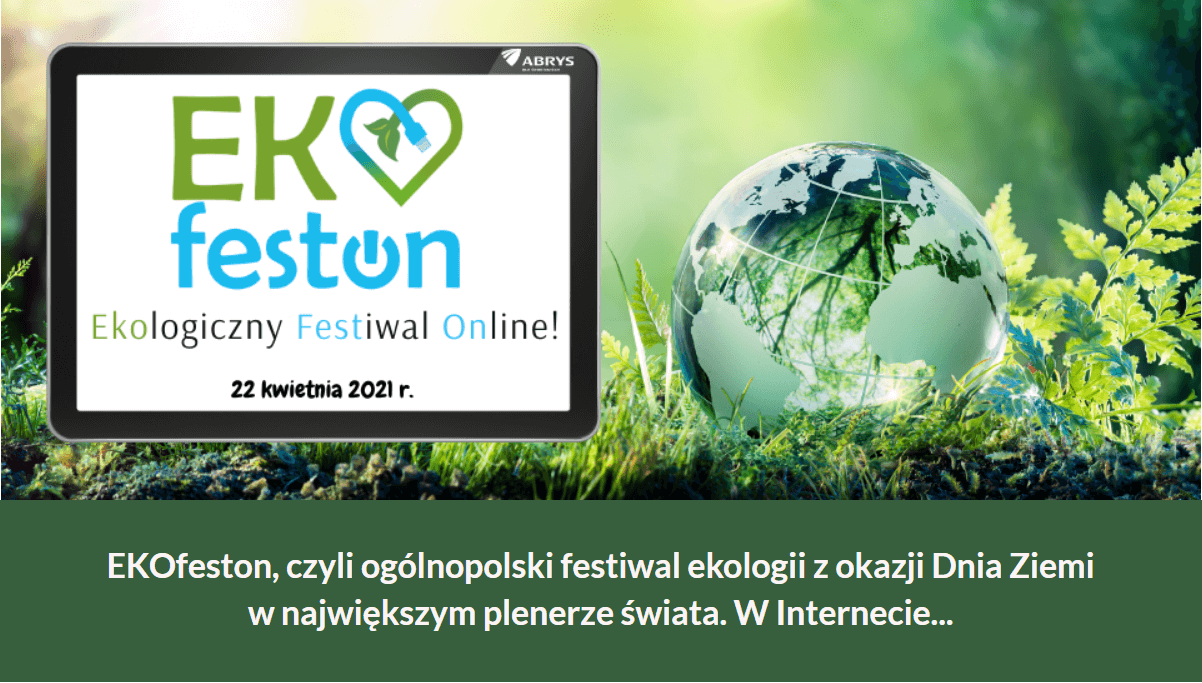 Ekologiczny Festiwal Online, zieleń, globus