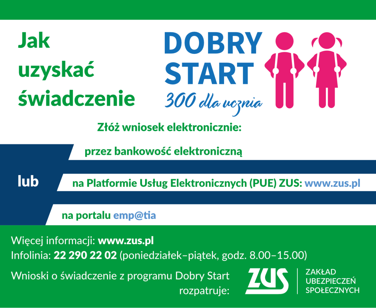 Infografika Programu Dobry Start 300+
