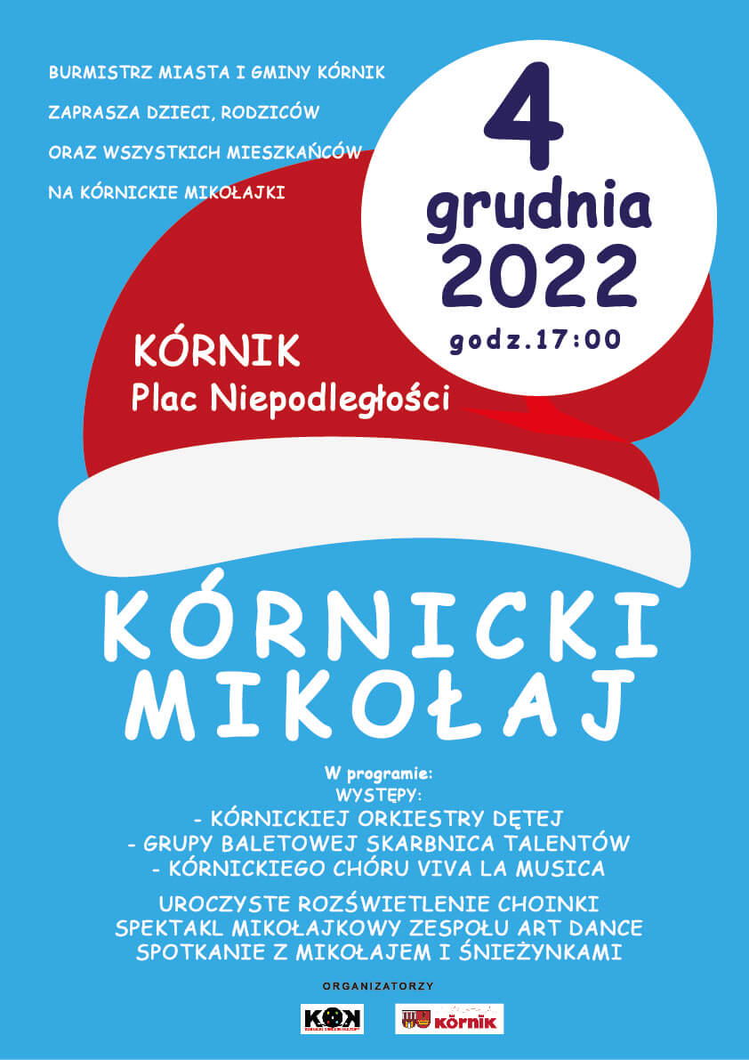 Plakat promocyjny - Kórnicki Mikołaj 2022