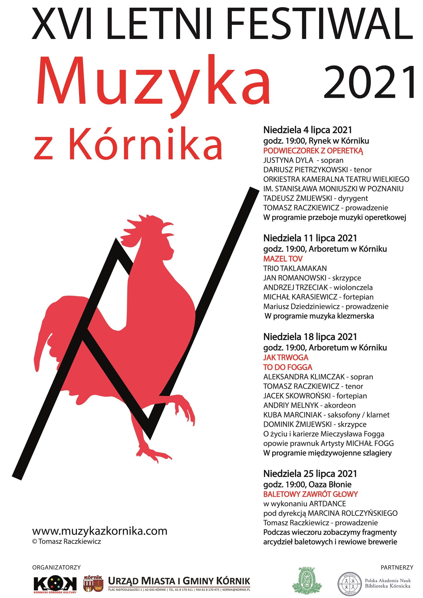 Muzyka z Kórnika 2021 XVI Letni Festiwal