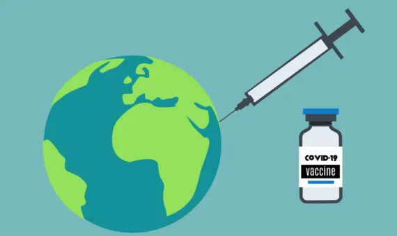 strzykawka, Ziemia, szczepionka przeciwko Covid-19
