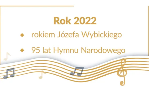 Baner informacyjny - 95. rocznica ustanowienia Mazurka Dąbrowskiego polskim hymnem narodowym