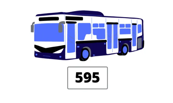Rozkład jazdy linii 595 w okresie wakakcyjnym