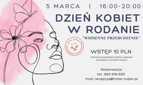 Baner promocyjny - Dzień Kobiet w Hotelu Rodan