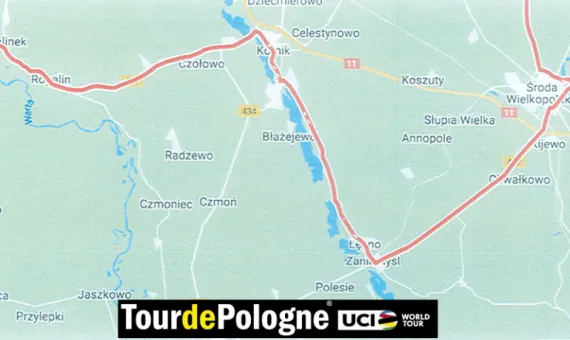 Trasa Tour de Pologne przez Gminę Kórnik