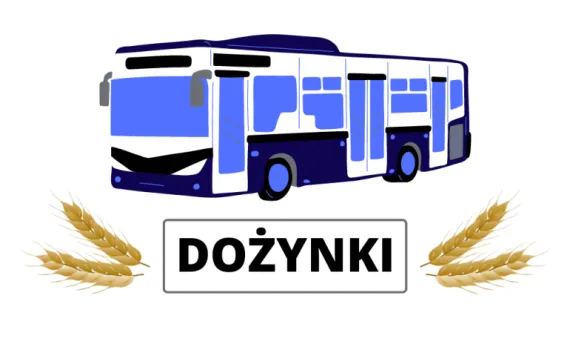 Baner informacyjny - autobus na Dożynki
