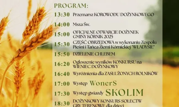 Baner dożynkowy