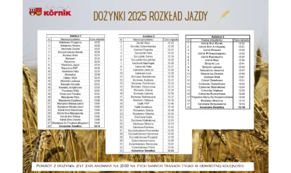 rozkład jazdy