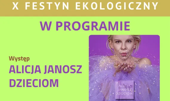 Baner promujący X Festyn Ekologiczny