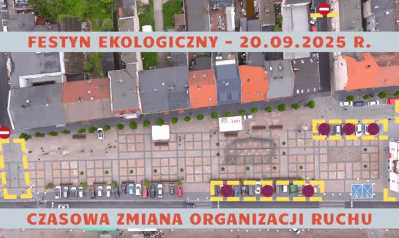Informacja o zmianie organizacji ruchu
