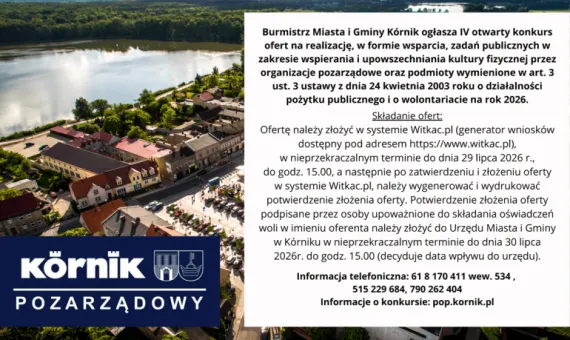 Kórnik Pozarządowy - obwieszczenie