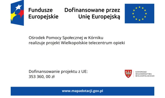 Baner informacyjny - Wielkopolskie Telecentrum Opieki