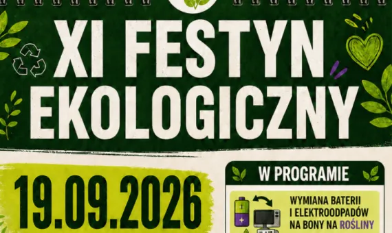 Baner promujący Festyn Ekologiczny