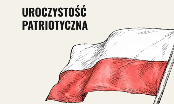 grafika uroczystość patriotyczna