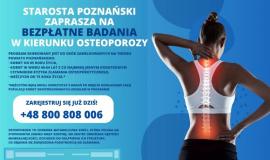 Plakat Badania osteoporoza