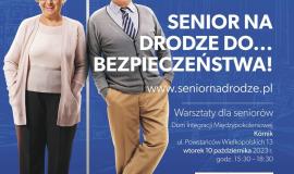 Plakat informacyjny - Warsztaty dla seniorów