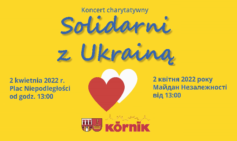 Koncert charytatywny Solidarni z Ukrainą