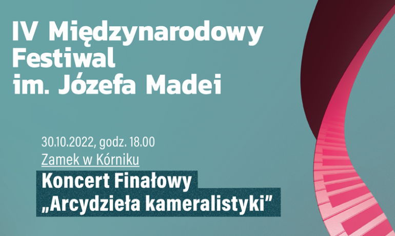 Baner Promocyjny szóstego Międzynarodowego Festiwalu im. Józefa Madei