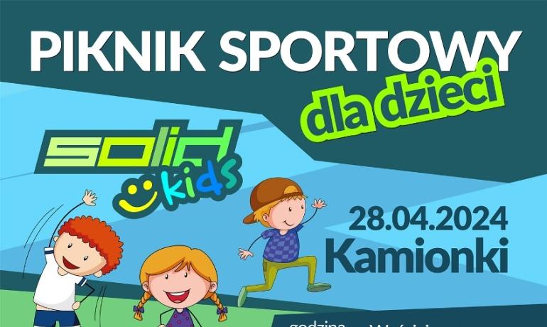 Baner informacyjny - piknik sportowy dla dzieci SOLID Kids