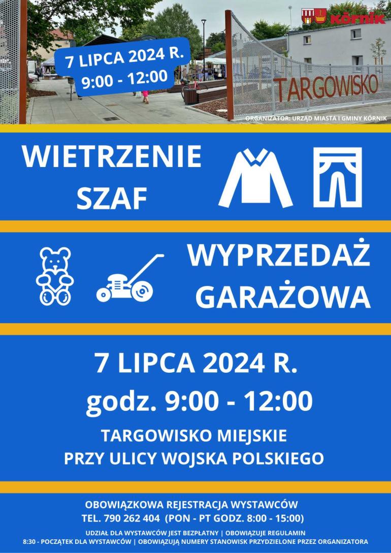 Plakat Wyprzedaż Garażowa