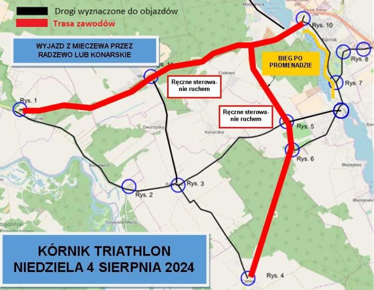 Mapa Triathlon 2024