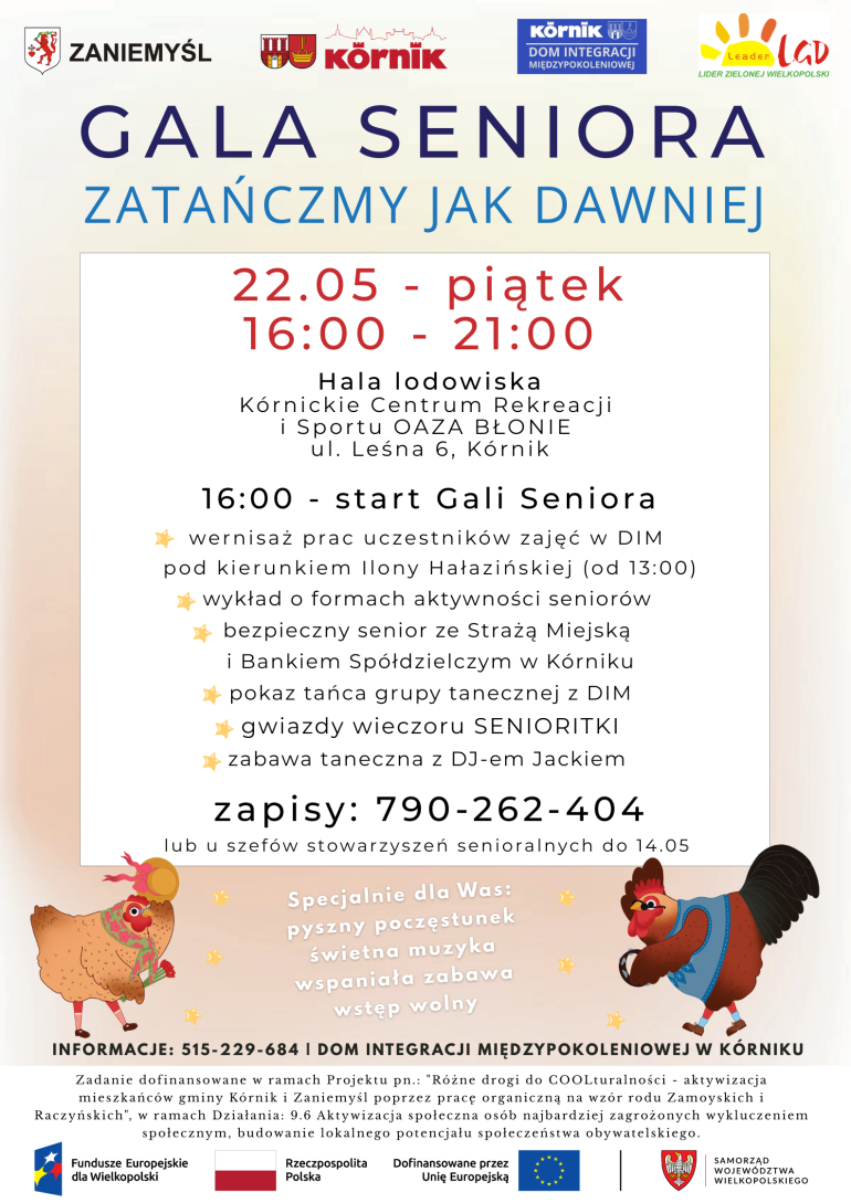 Plakat -Gala Seniora