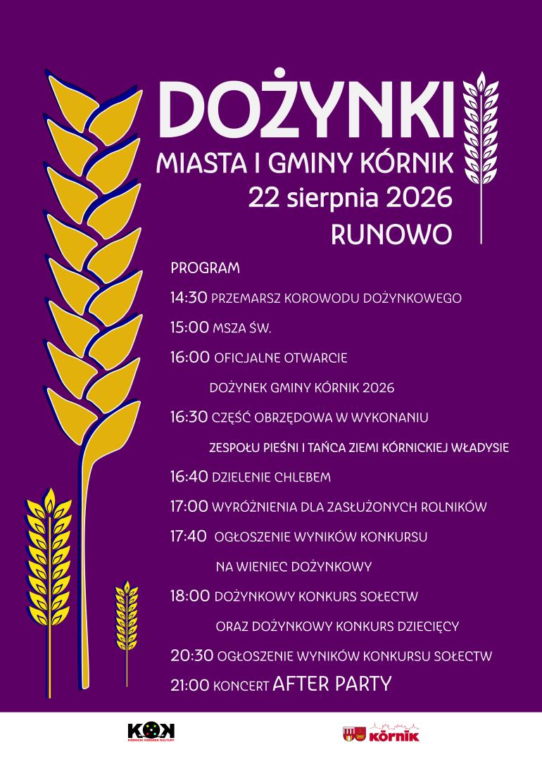 Plakat dożynki