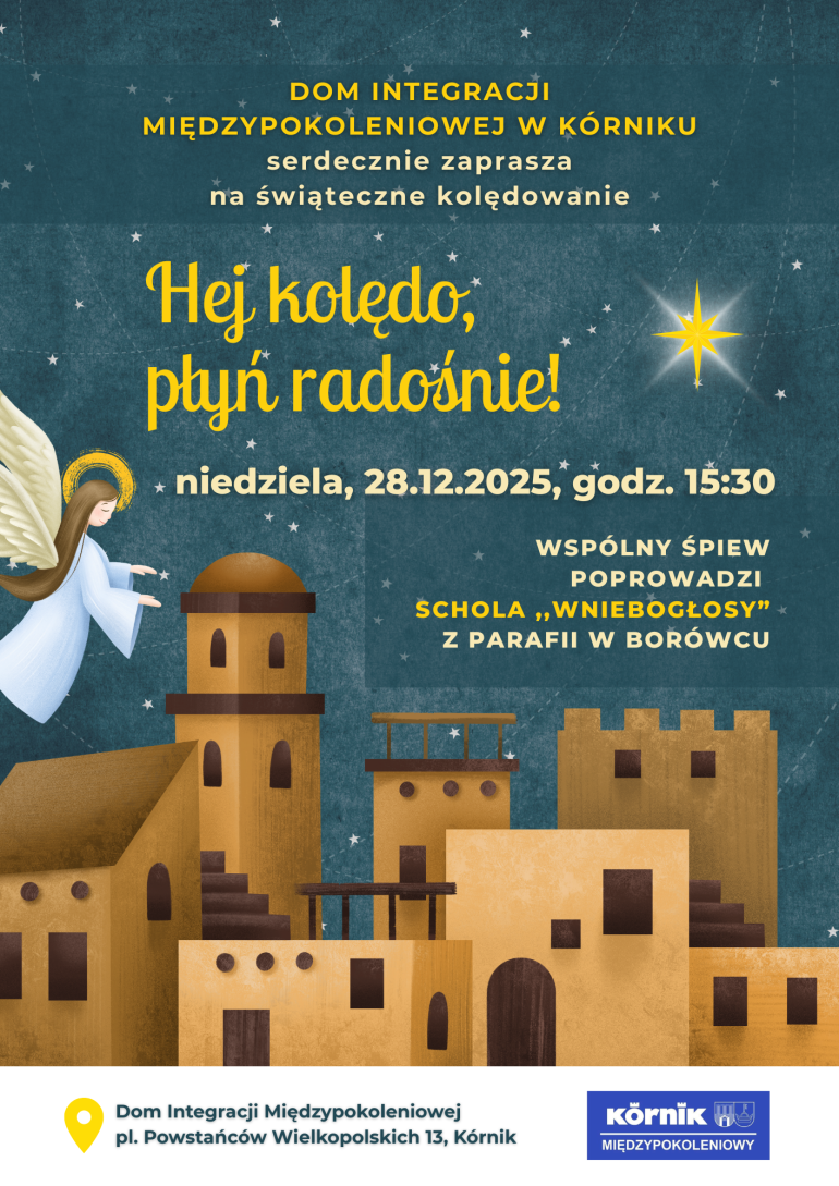 Plakat reklamujący wydarzenie.