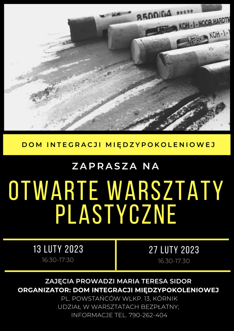 OTWARTE WARSZTATY PLASTYCZNE W DIM 