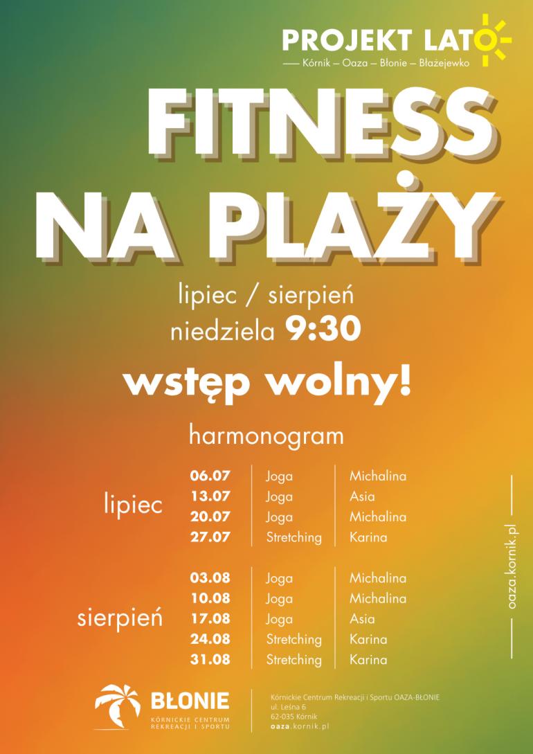 Fitness na plaży