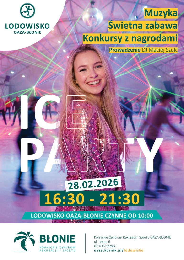plakat ice party