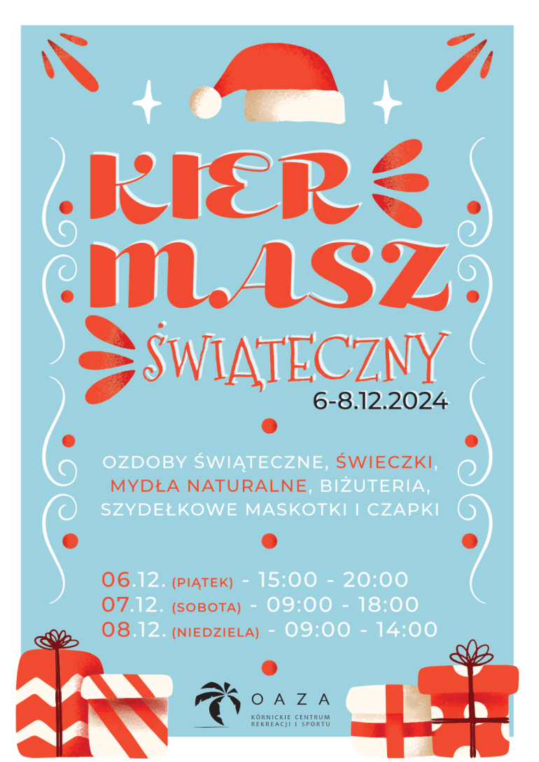 plakat kiermasz świąteczny