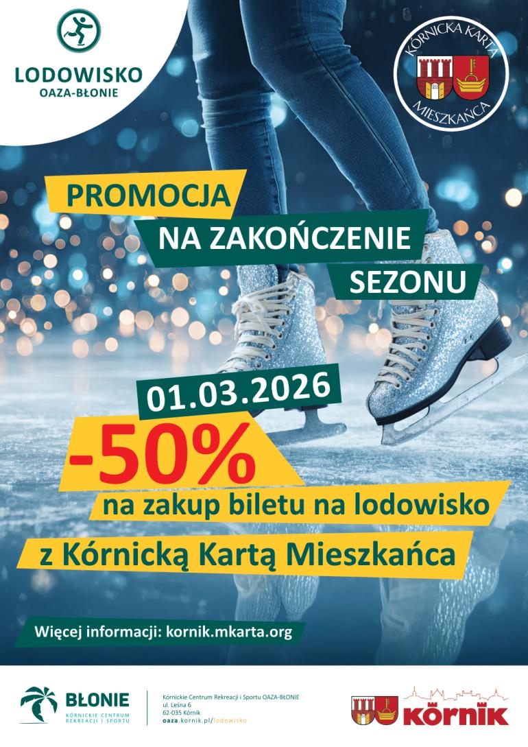 plakat promocja lodowisko