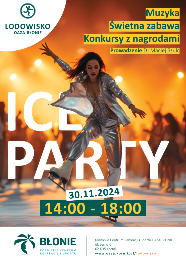 plakat ice party