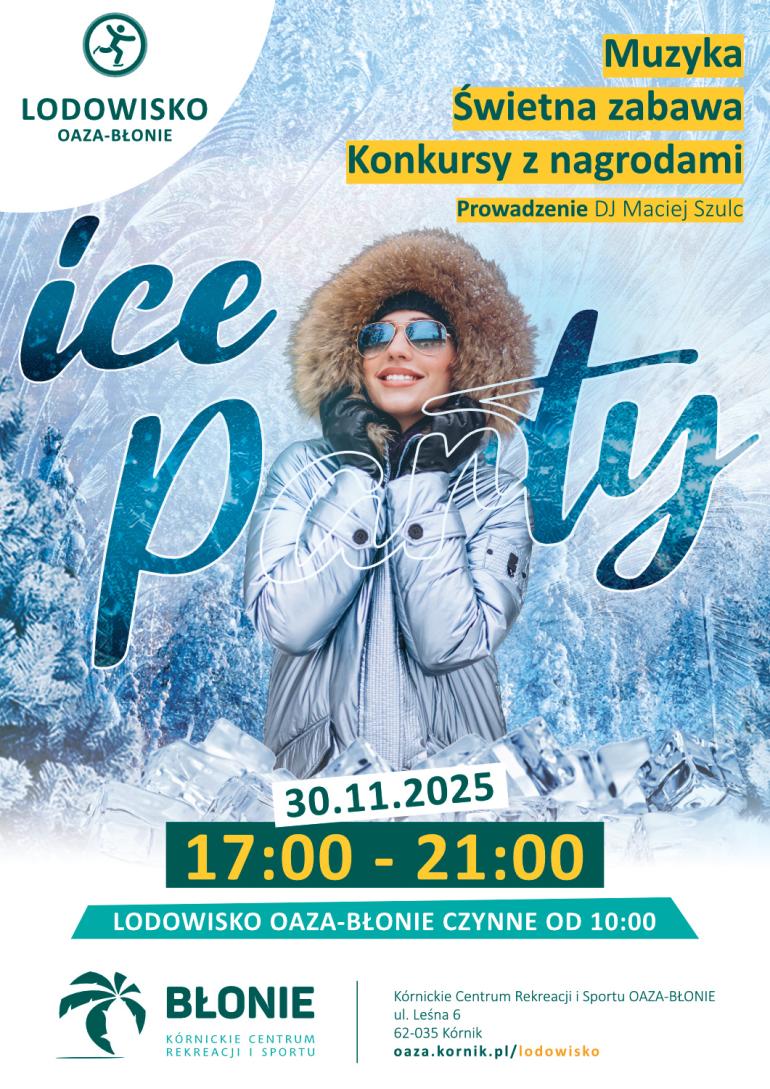 plakat ice party