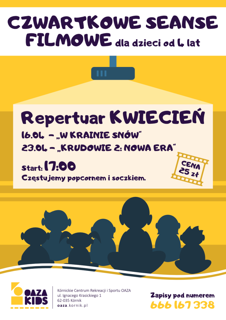 plakat seanse filmowe