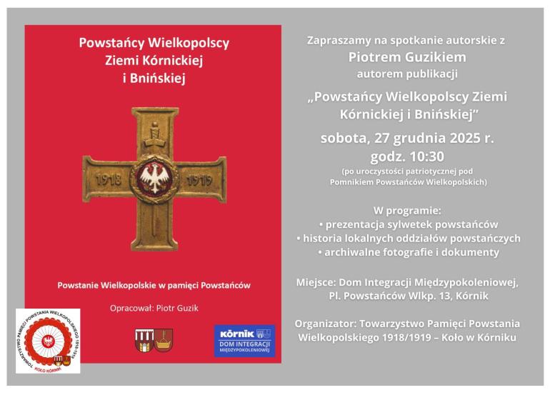 Plakat reklamujący wydarzenie.