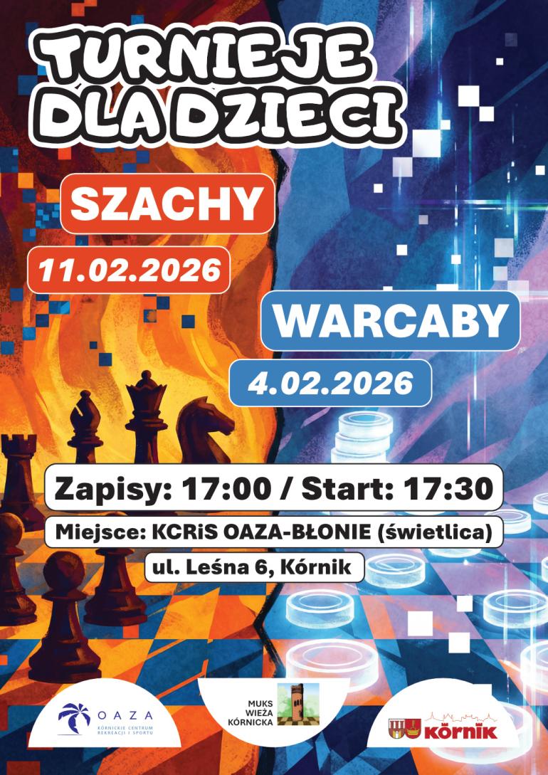 plakat turniej szachowy