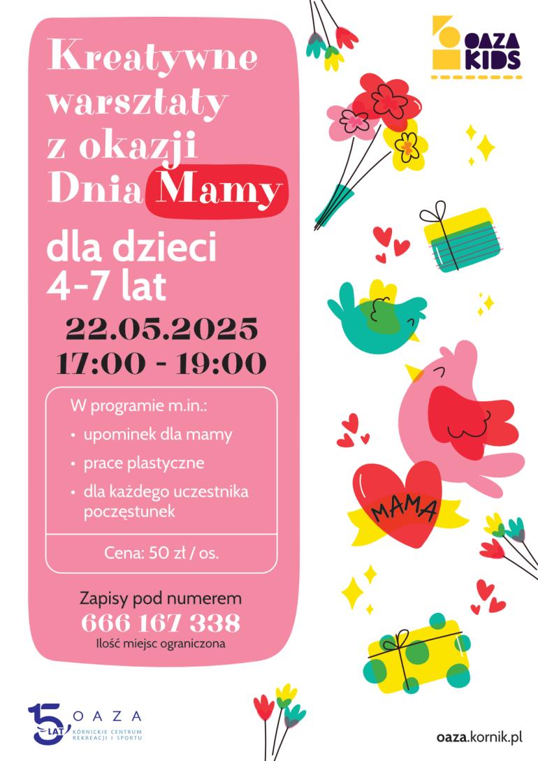plakat warsztaty