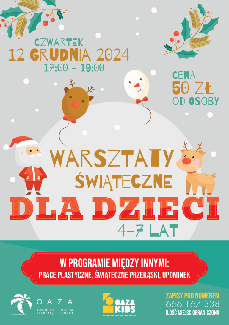 plakat warsztaty