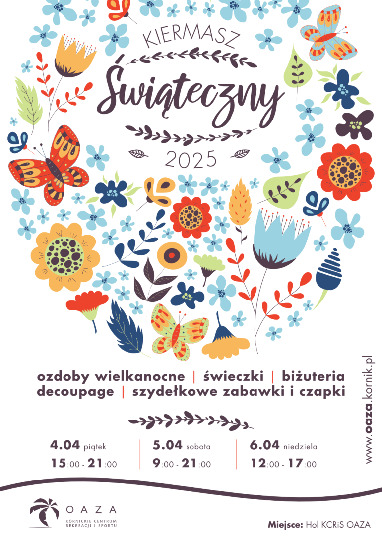 plakat kiermasz świąteczny