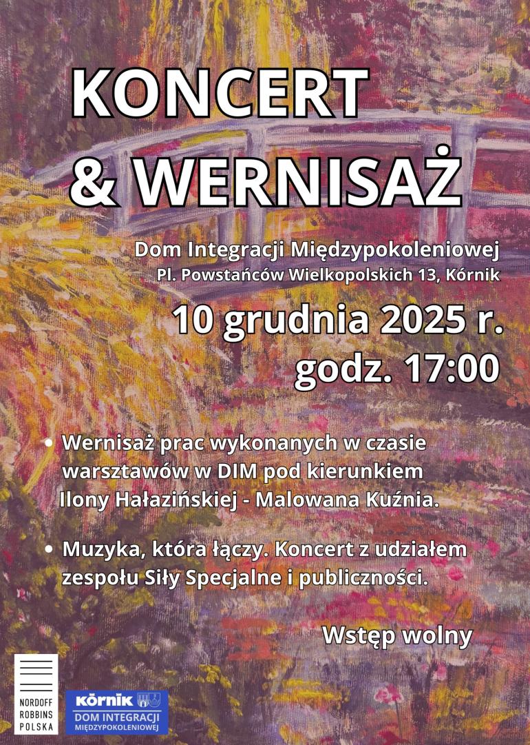 Plakat reklamujący wydarzenie.